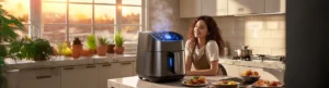 Electric air fryer multi function LCD/LED digital touch screen as seen on TV CV-F312